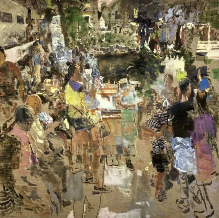 与文徵明隔世“对画”：张淳绘画作品展在无锡开幕