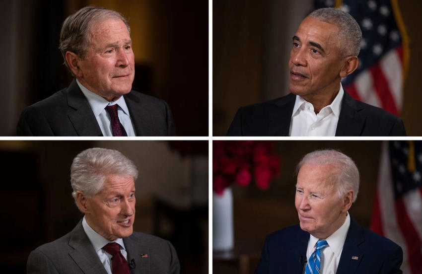 美国4位前总统接受采访,谈国家困境