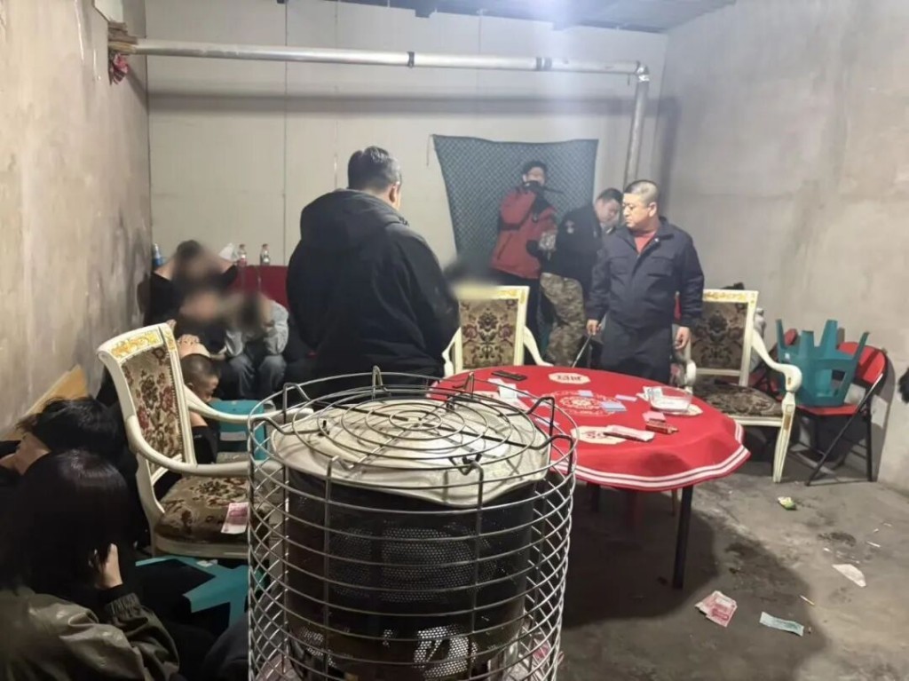 涉赌人员被抓获