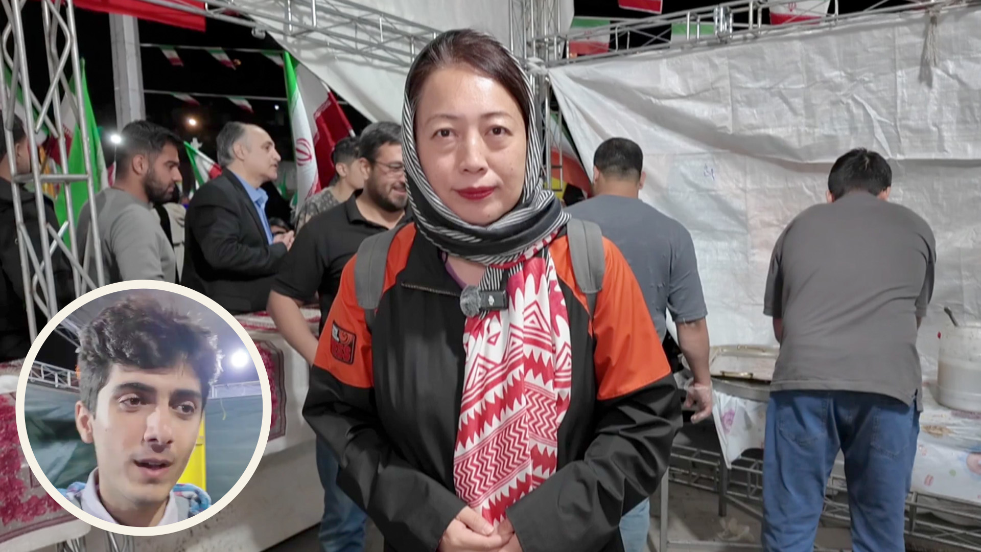 连续40天自费互助！德黑兰民众深夜集会支持国家抗战 伊朗大学生：应为自由与安宁站出来