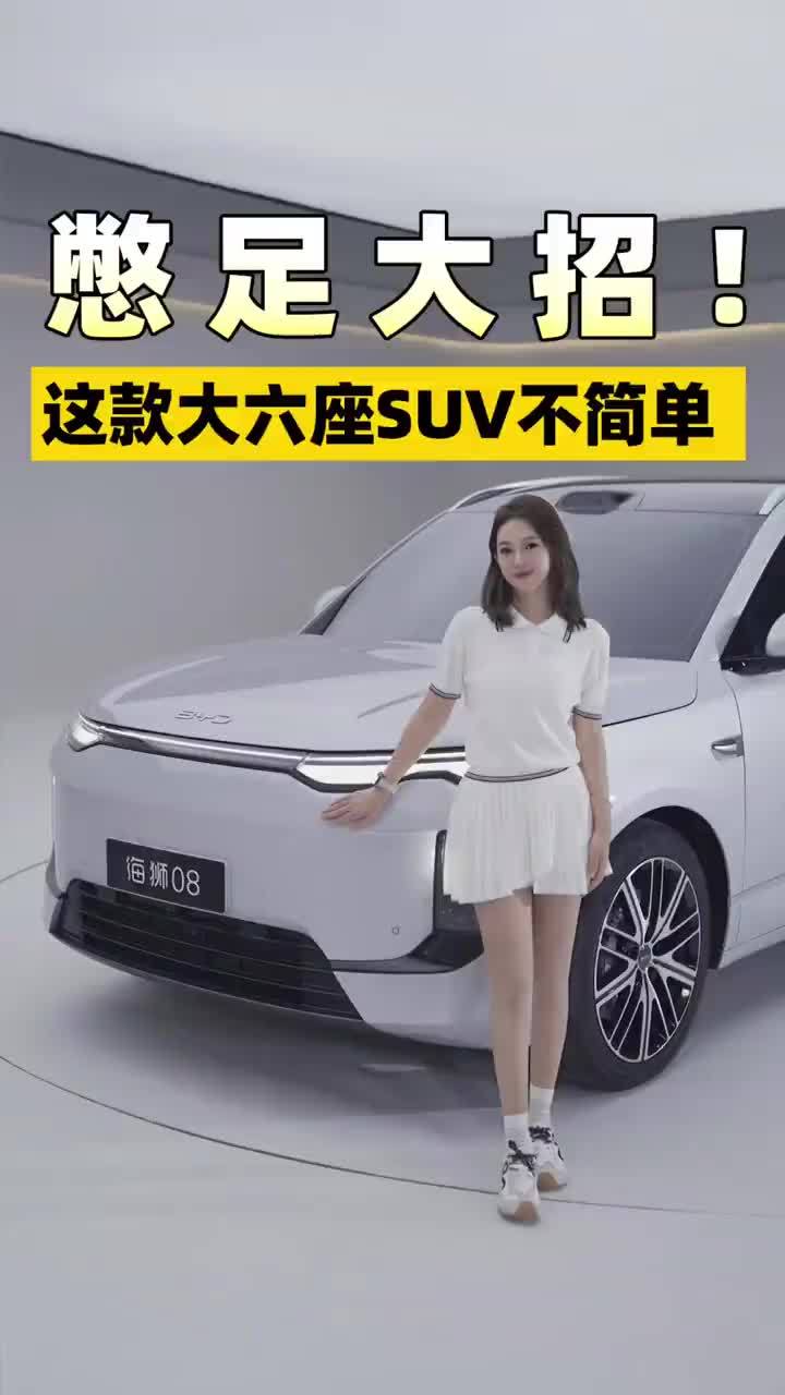海洋系列又一力作，这款6座可不简单 #2026年度最值得期待高端大型SUV海狮08 #海狮08美出天际#