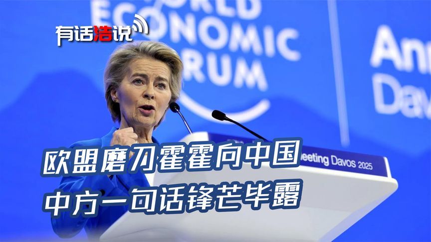 欧盟磨刀霍霍向中国，中方一句话锋芒毕露，欧方不要低估中国决心