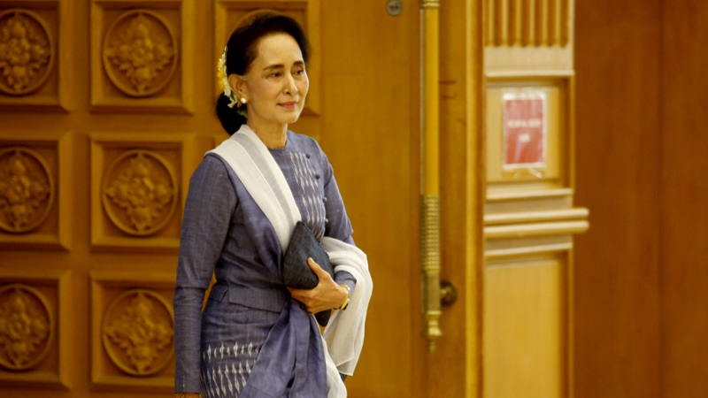 缅甸民众期待昂山素季早日重获自由