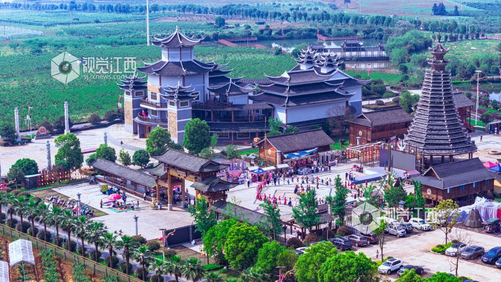 2026年4月19日在江西省吉安市峡江县金坪民族乡拍摄的画面。