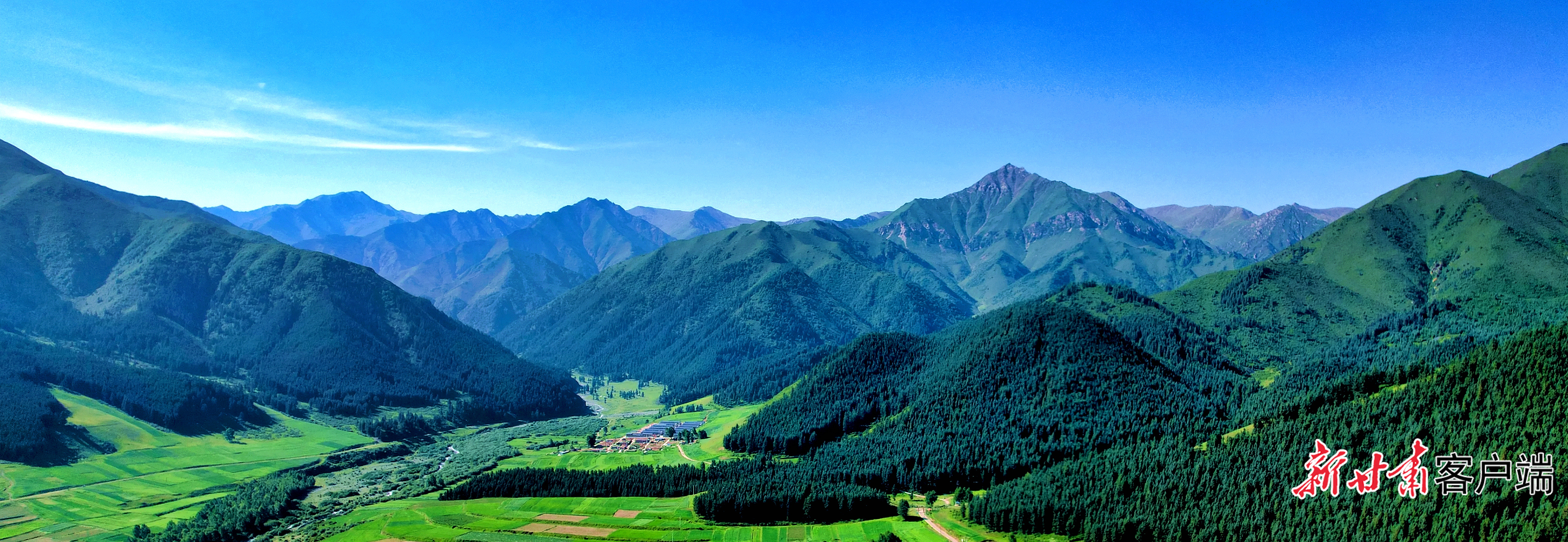 位于甘肃祁连山国家级自然保护区内的天祝县哈溪镇大尖山沟区域（资料图）　本文图片均由新甘肃&middot;甘肃日报记者金奉乾摄