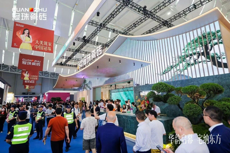 2026佛山潭洲展精彩回顾！冠珠瓷砖以「东方宅院」交付生活美学新提案