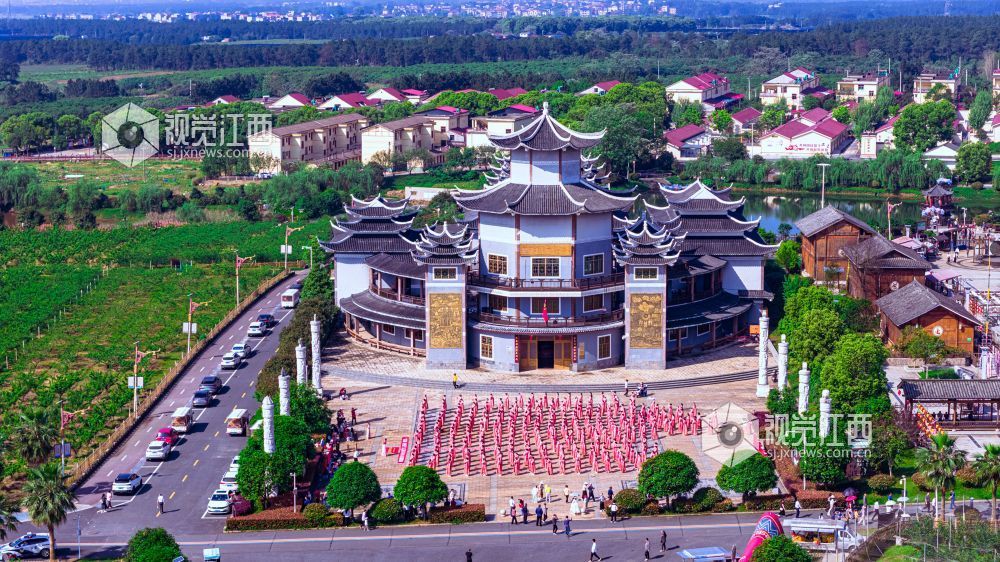 2026年4月19日在江西省吉安市峡江县金坪民族乡拍摄的画面。