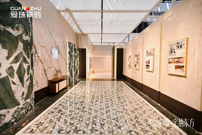 2026佛山潭洲展精彩回顾！冠珠瓷砖以「东方宅院」交付生活美学新提案