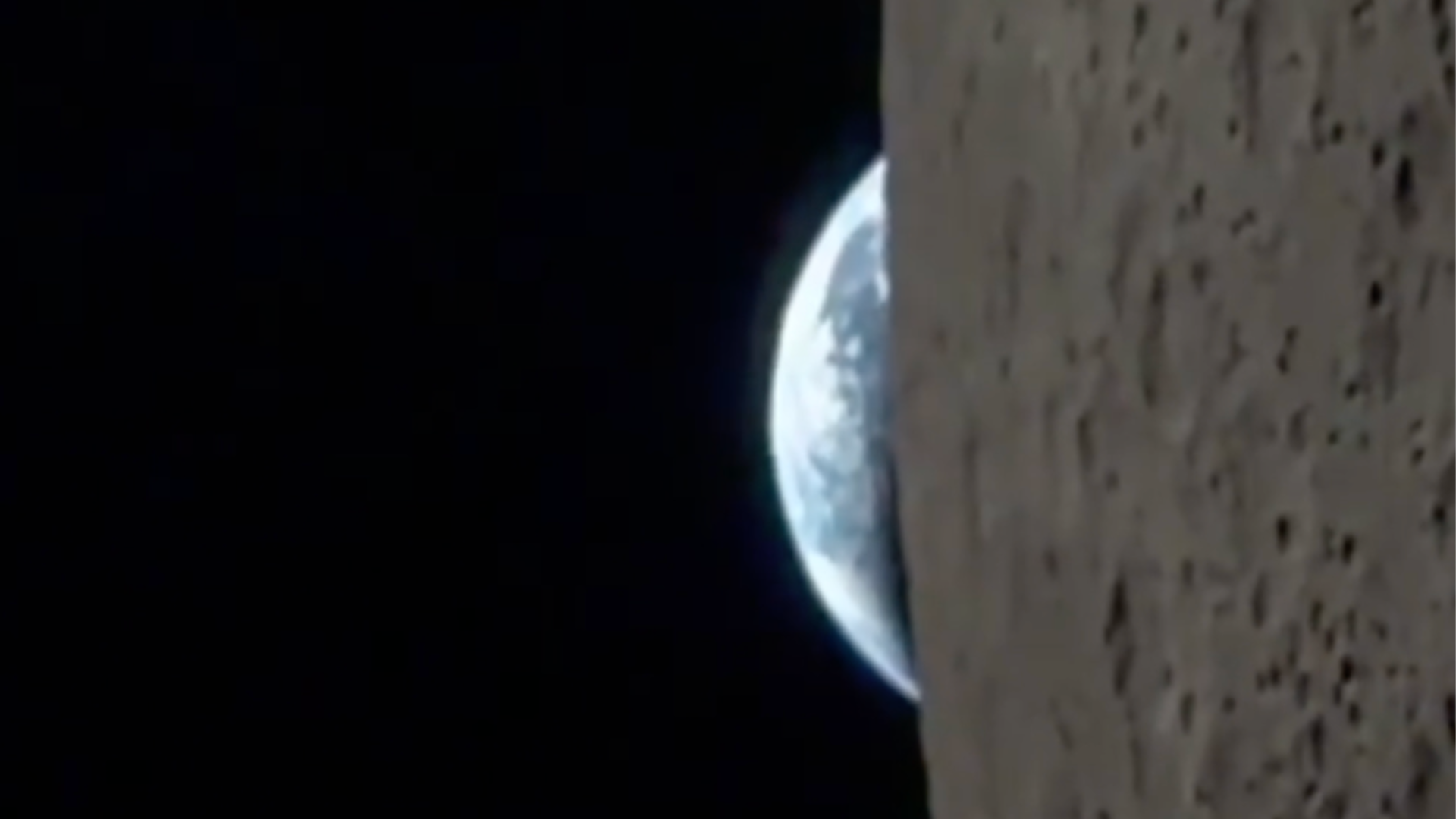 人类首个从太空用手机拍摄的地落视频