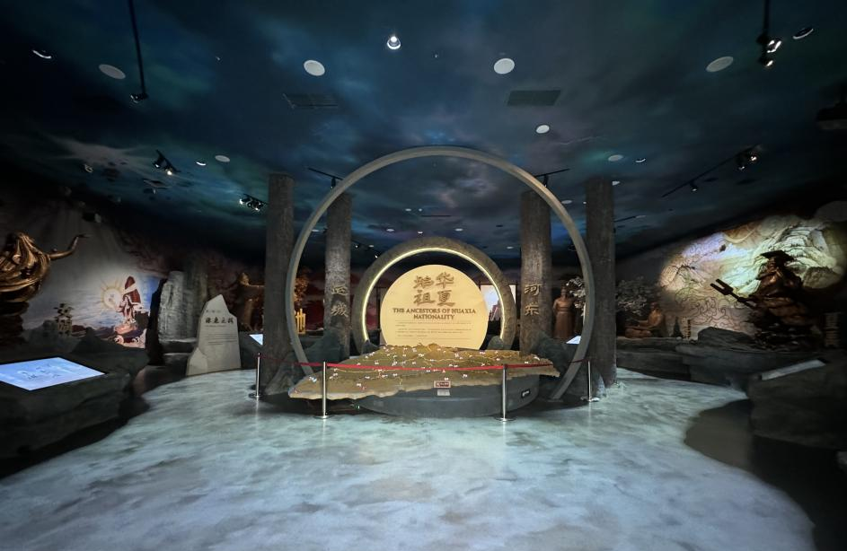 池盐孕古邑 戏台映河东