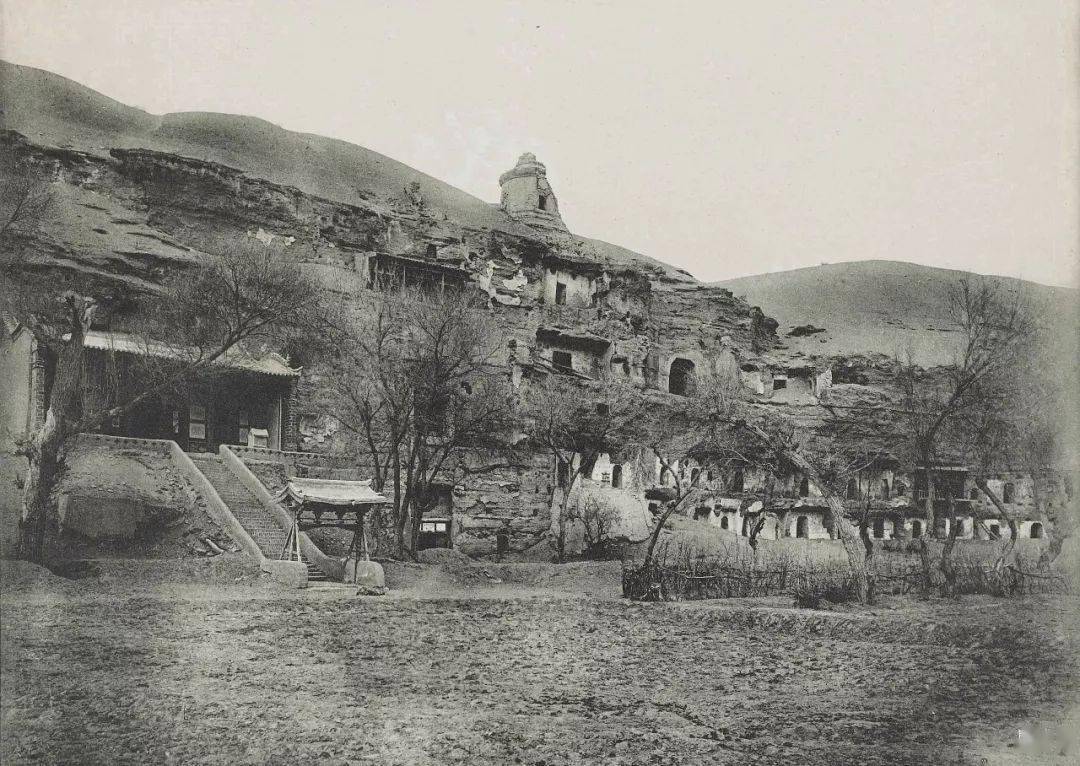 伯希和拍摄的敦煌旧影