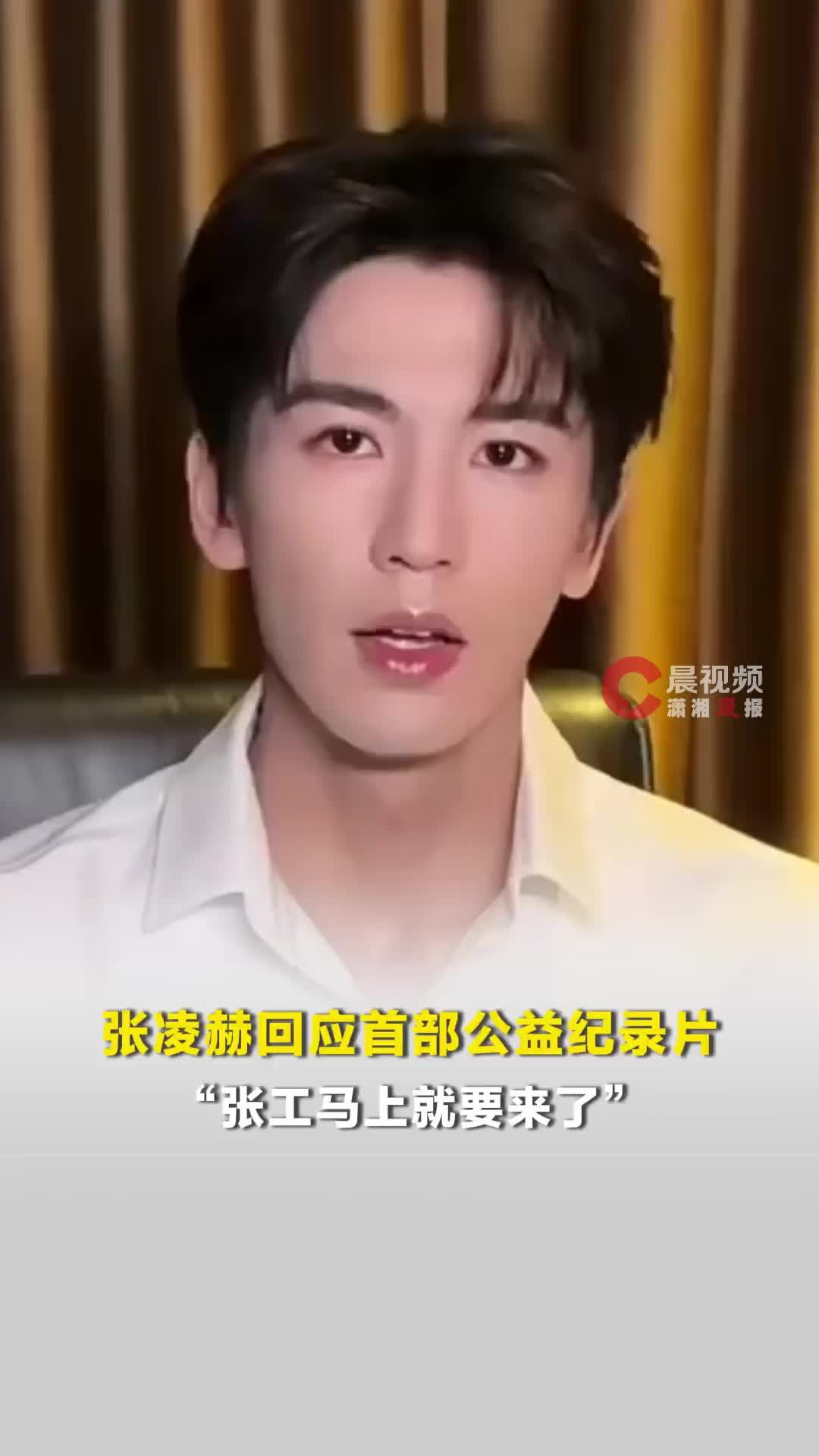 张凌赫回应首部公益纪录片，“张工马上就要来了”