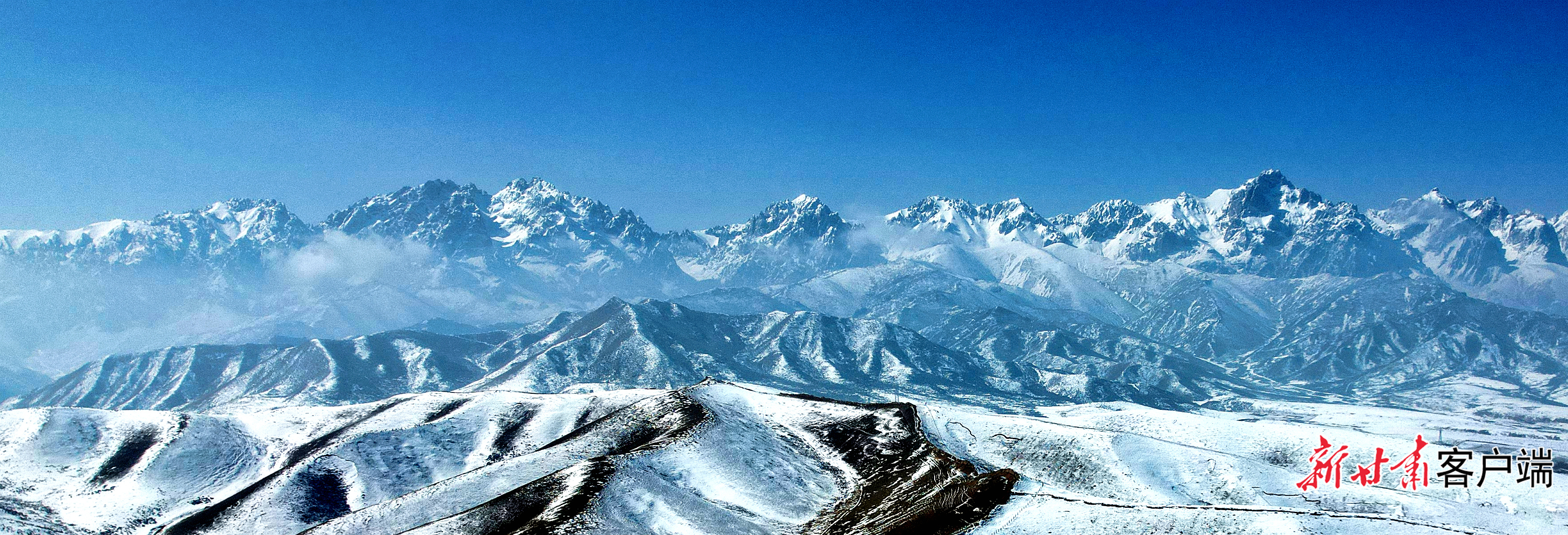 冬日的天祝马牙雪山（资料图）