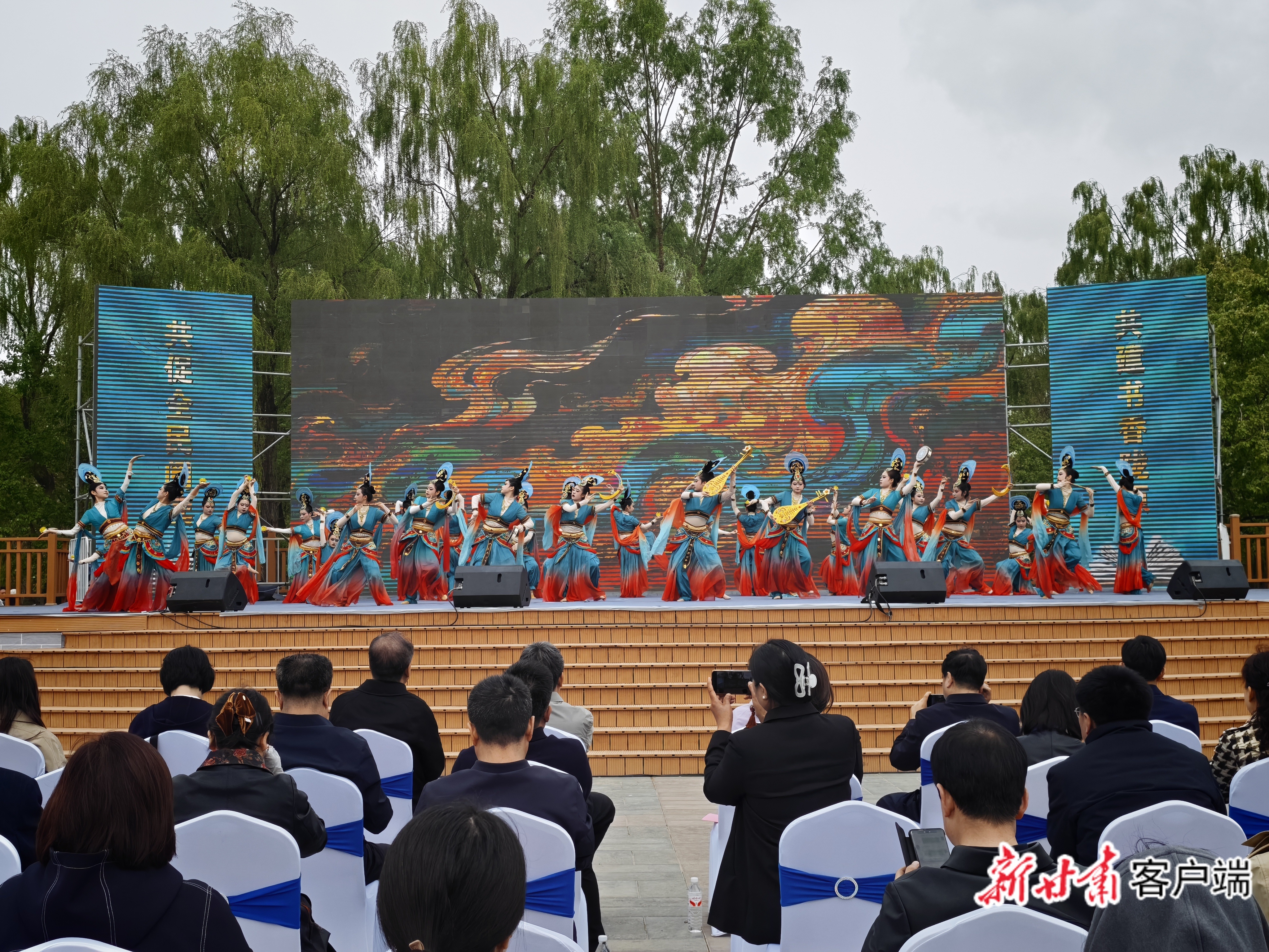 舞蹈《心映西凉》展演现场