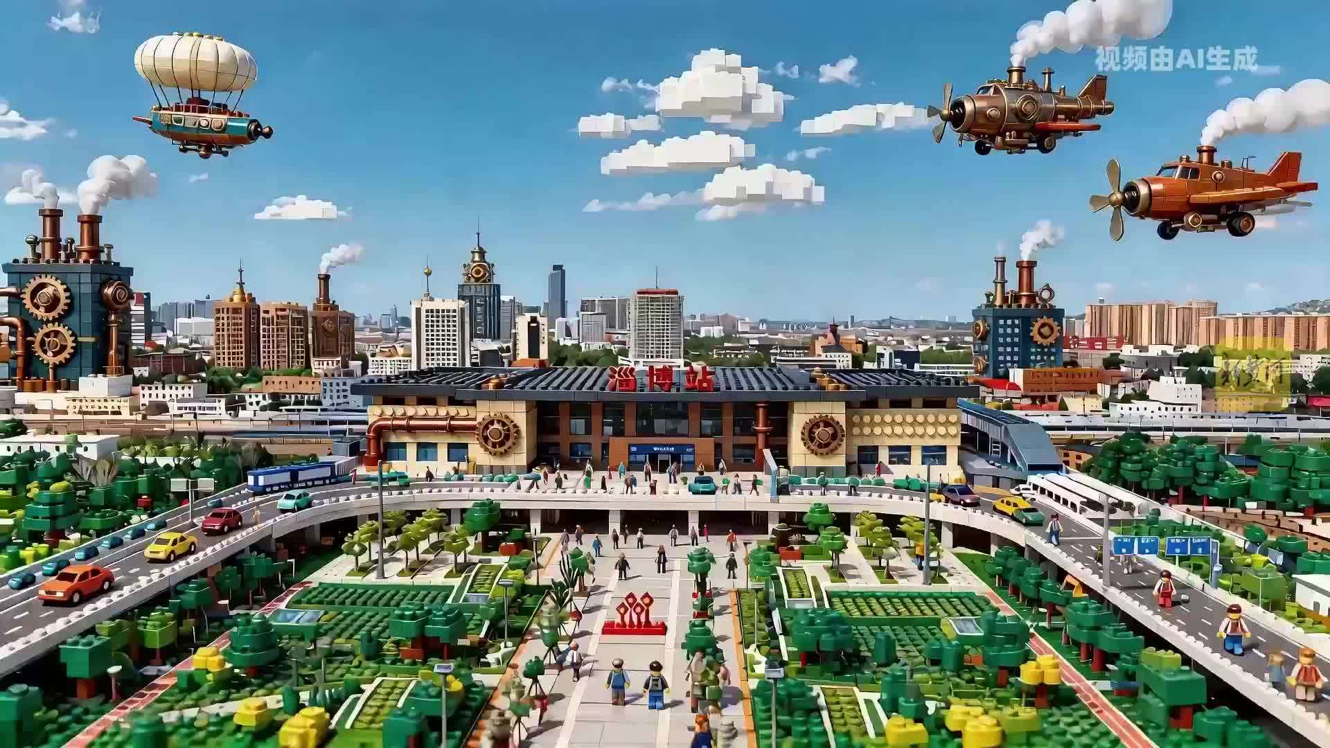 走吧！淄博进入乐高模式，带你一起“潮玩”