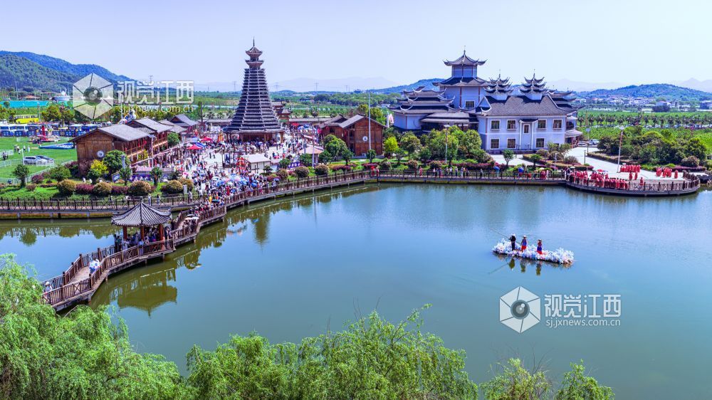 2026年4月19日在江西省吉安市峡江县金坪民族乡拍摄的画面。