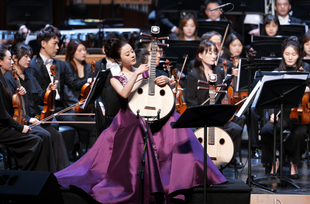 张碧云在演出现场