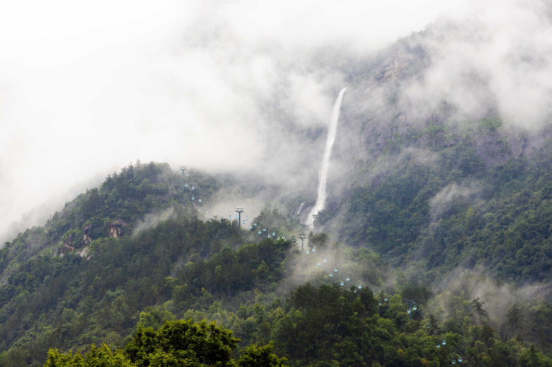 庐山瀑布。韩俊烜 摄