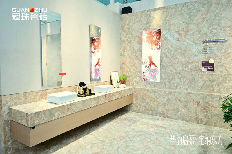 2026佛山潭洲展精彩回顾！冠珠瓷砖以「东方宅院」交付生活美学新提案