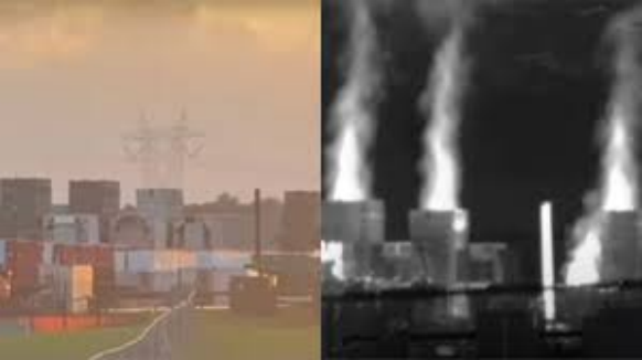 图注：35台没有获得正式许可的燃气轮机正在呼呼排气，且没有任何防污染措施。图：Climate and Capital Media