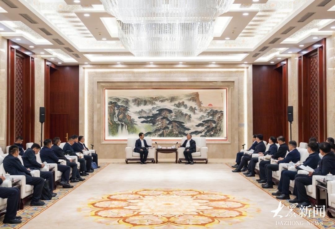 林武会见青海省海北州党政代表团