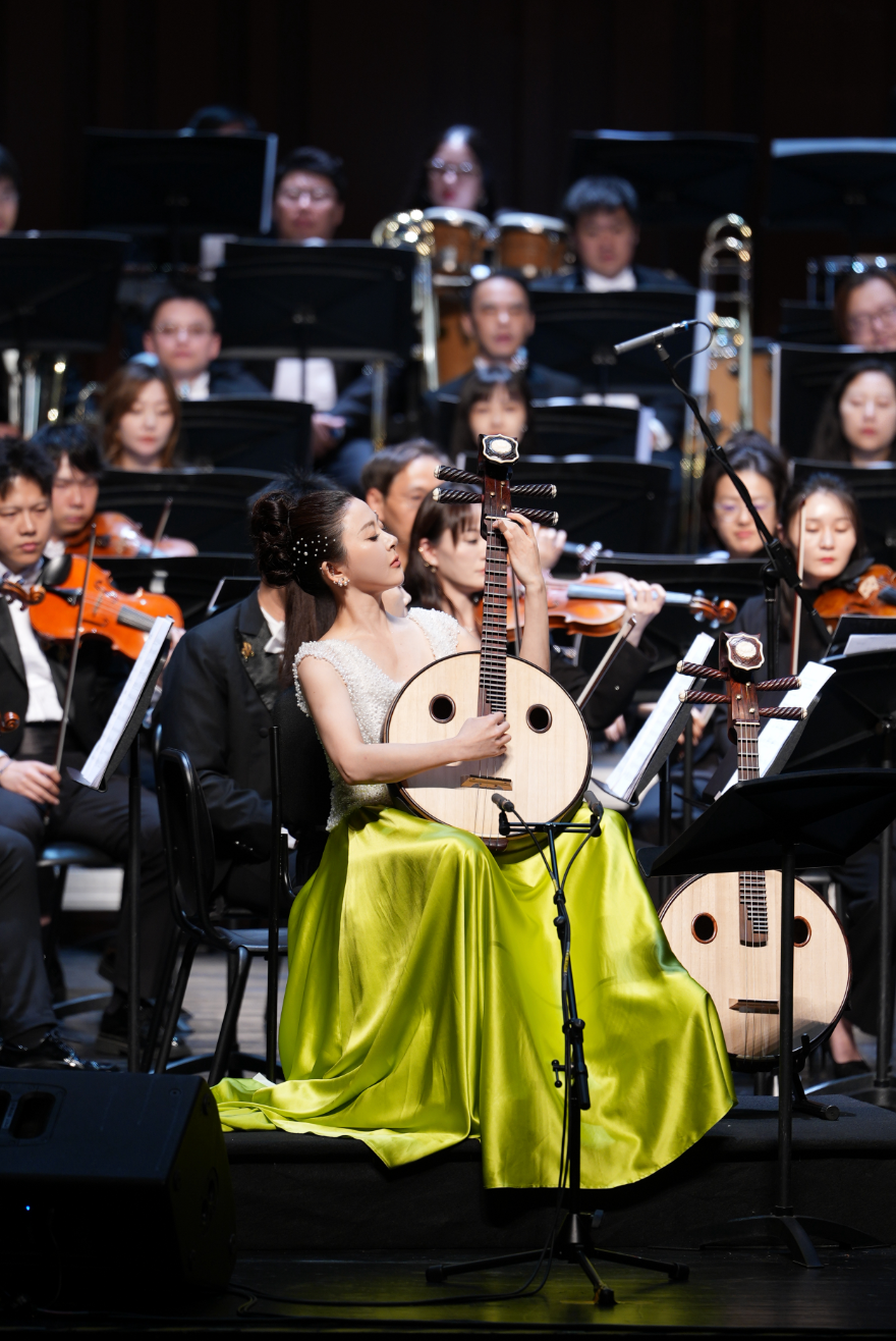 张碧云在演出现场