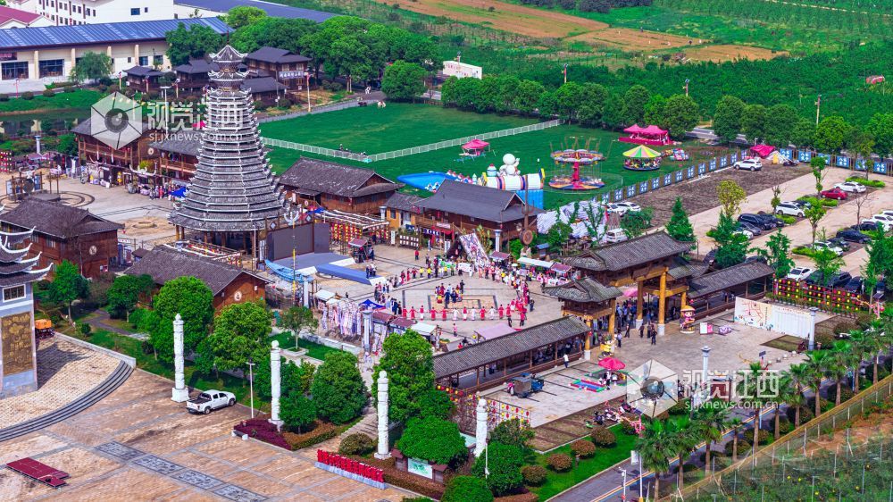 2026年4月19日在江西省吉安市峡江县金坪民族乡拍摄的画面。