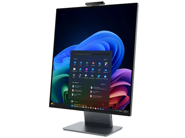 联想ThinkCentre X AI台式机发布：罕见的16:18屏幕 还支持90度旋转