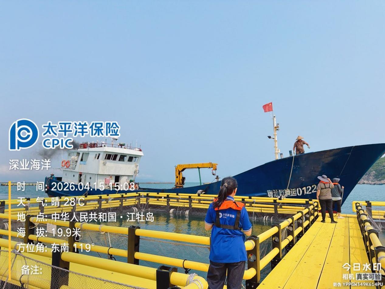 中国太保产险深圳分公司成功落地深圳首单现代化海洋牧场养殖综合保险