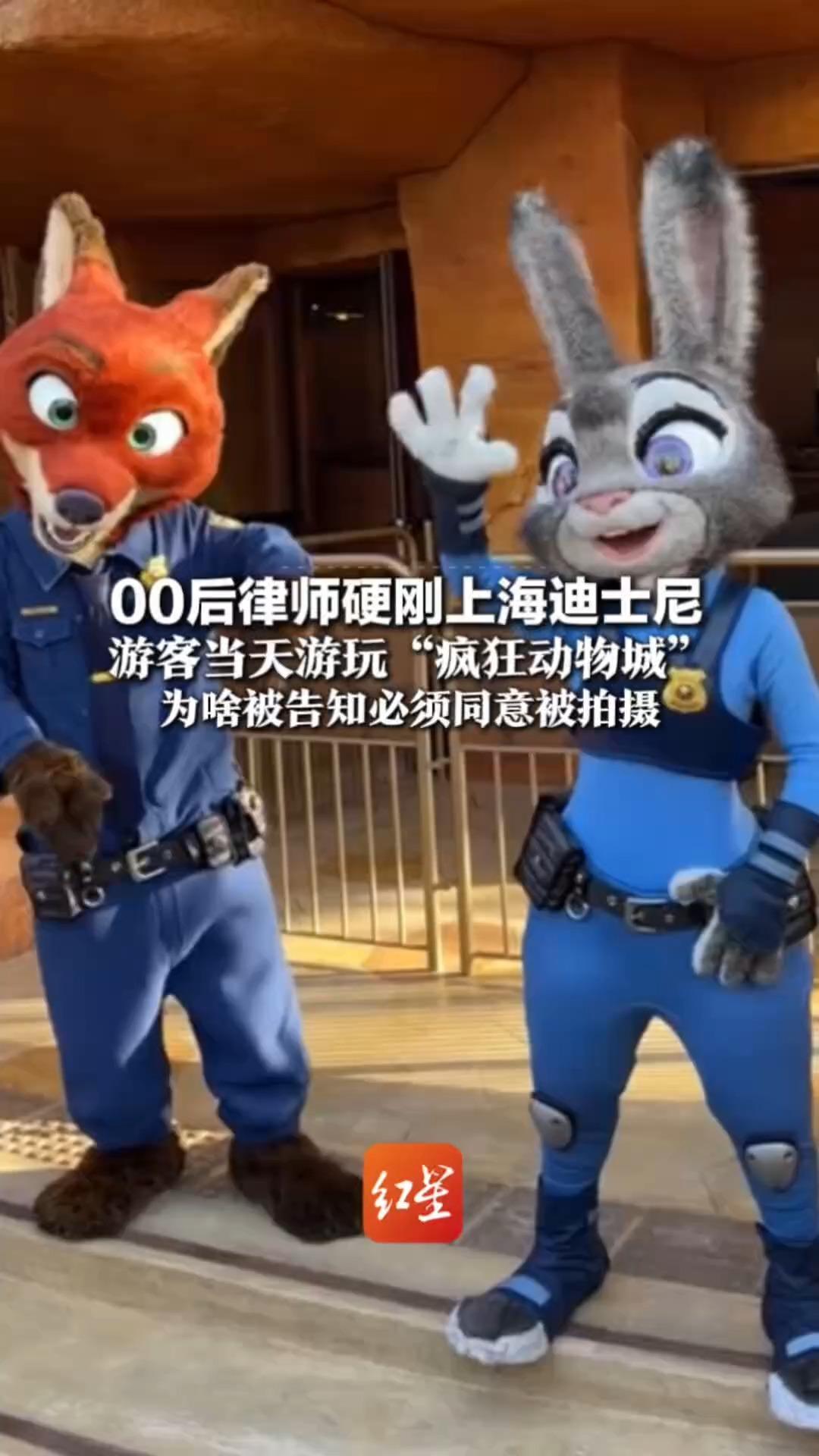 00后律师硬刚上海迪士尼 游客当天游玩“疯狂动物城”  为啥被告知必须同意被拍摄？ 庭审长达7小时尚未宣判