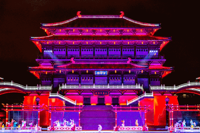 部分演艺画面   图片来源：大唐芙蓉园