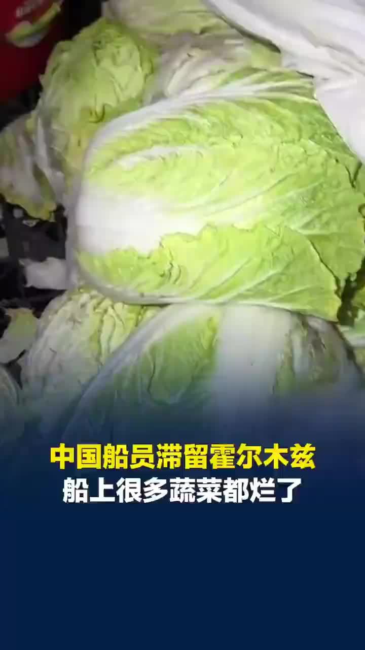 被困霍尔木兹船长称几乎没有伙食了
