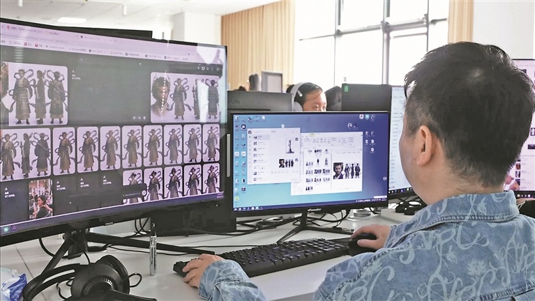 时刻互动设计师正在用AI进行创作。