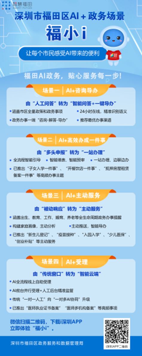 AII in AI！深圳福田打造AI赋能政务新路径