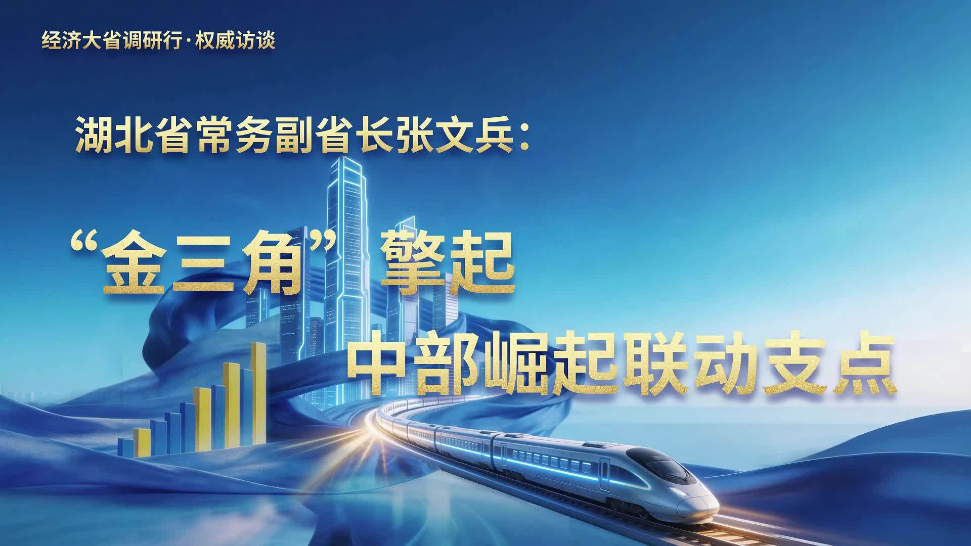 经济大省调研行·权威访谈｜湖北省常务副省长张文兵：“金三角”擎起中部崛起联动支点