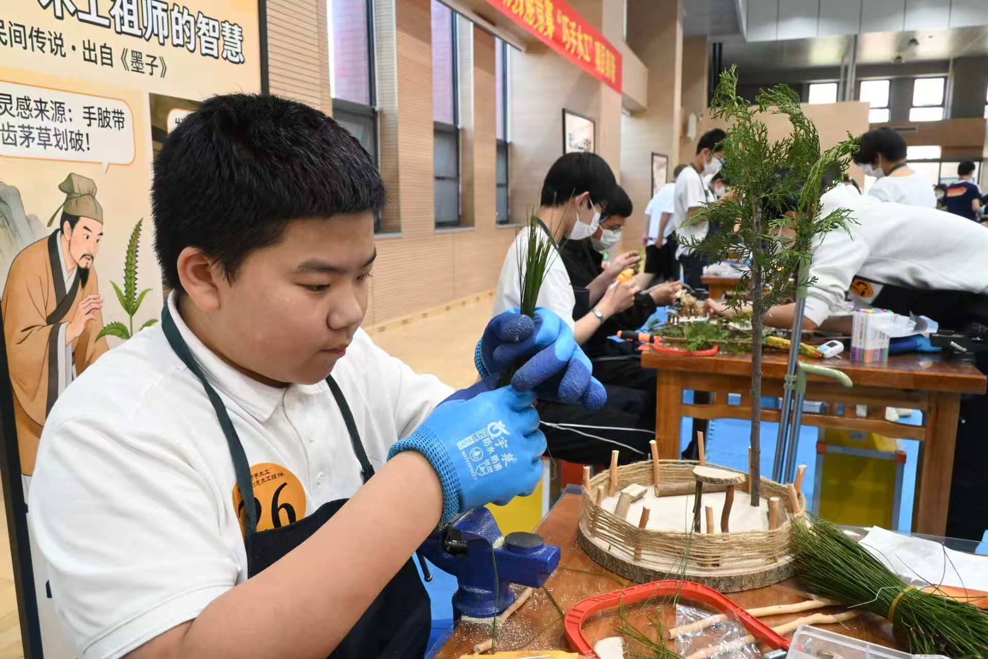 4月29日，2026年石家庄市学生劳动技能竞赛举办。石家庄市教育局供图