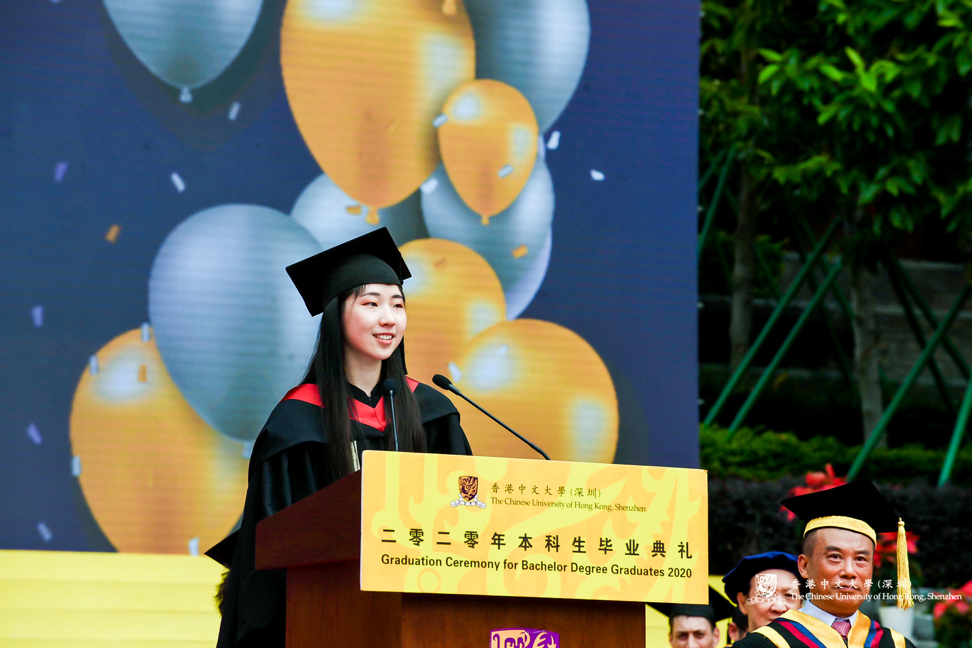 2016级理工学院、思廷书院学生代表徐霖宁发言