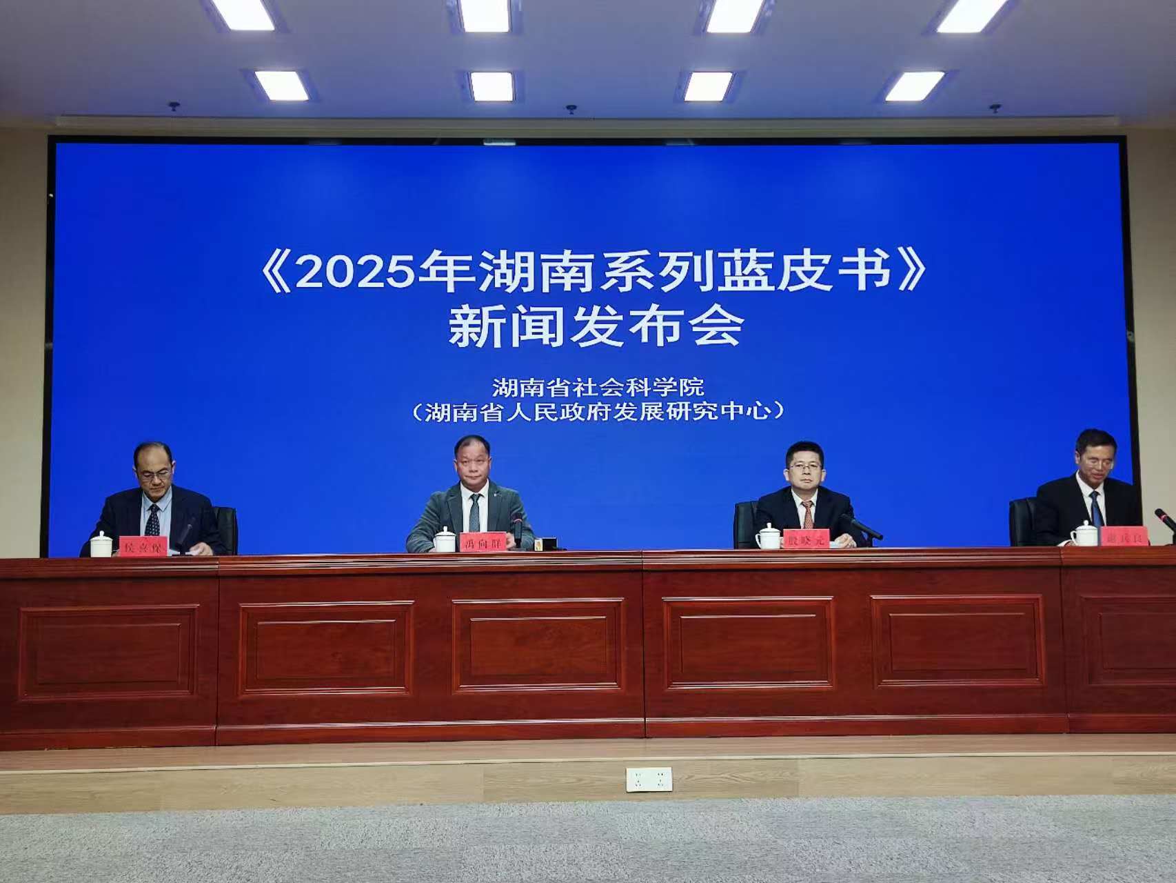 《2025年湖南系列蓝皮书》正式发布 聚焦五大领域助力“十五五”高质量发展