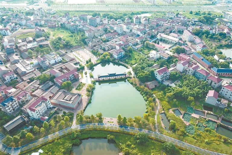 图为周塘烘焙小镇航拍图。（图片由受访单位提供）
