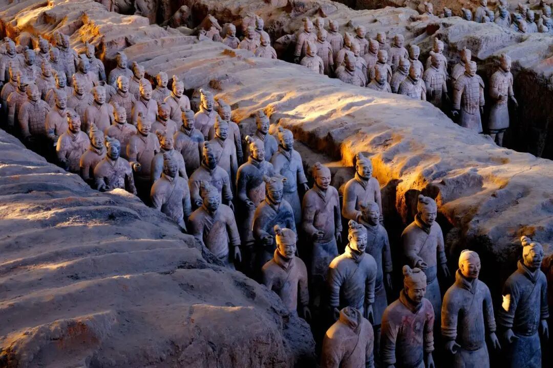 千人千面的“地下军团”   图片来源：秦始皇帝陵博物院