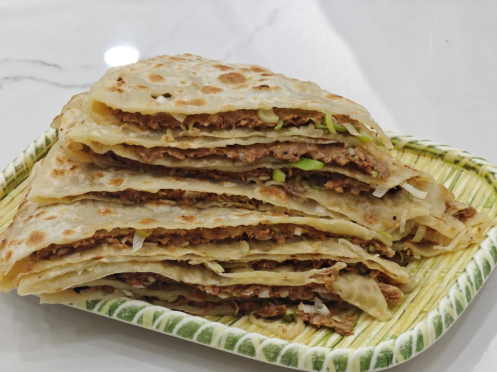 图说：香河大张肉饼