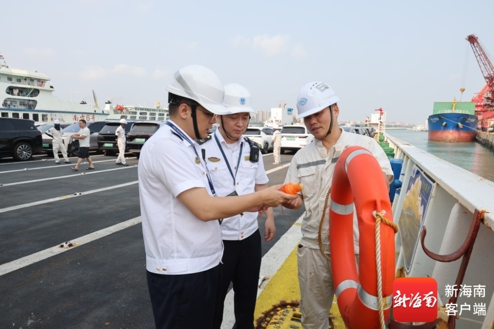 海口海事局多举措护航“五一”假期。海口海事局供图