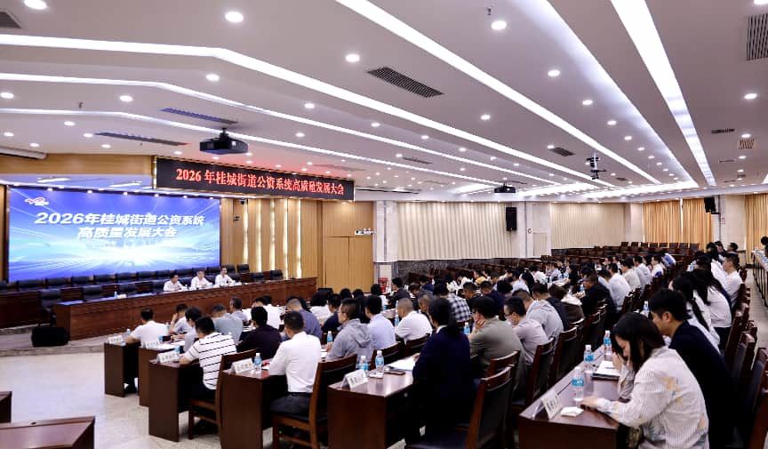 图为：2026年桂城街道公资系统高质量发展大会现场