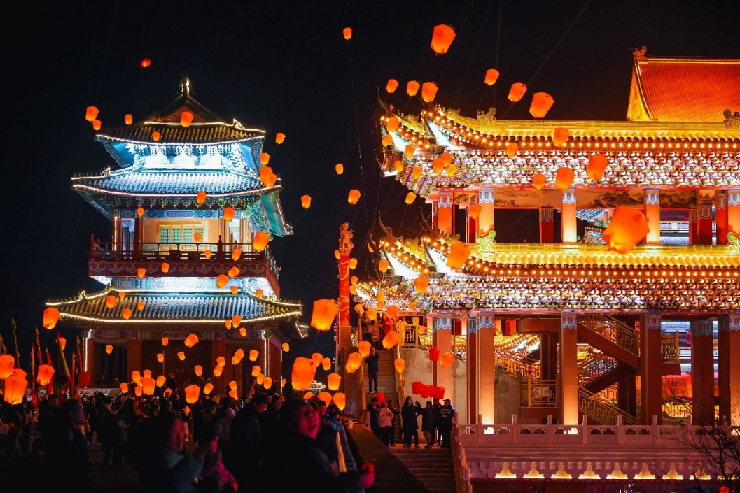 图说：河北国安第一城夜景