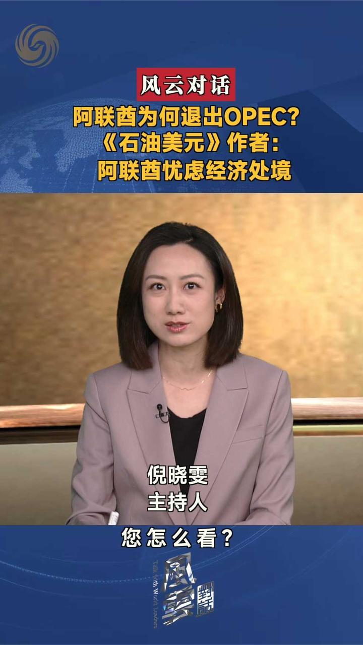 阿联酋为何退出OPEC？《石油美元》作者：阿联酋忧虑经济处境