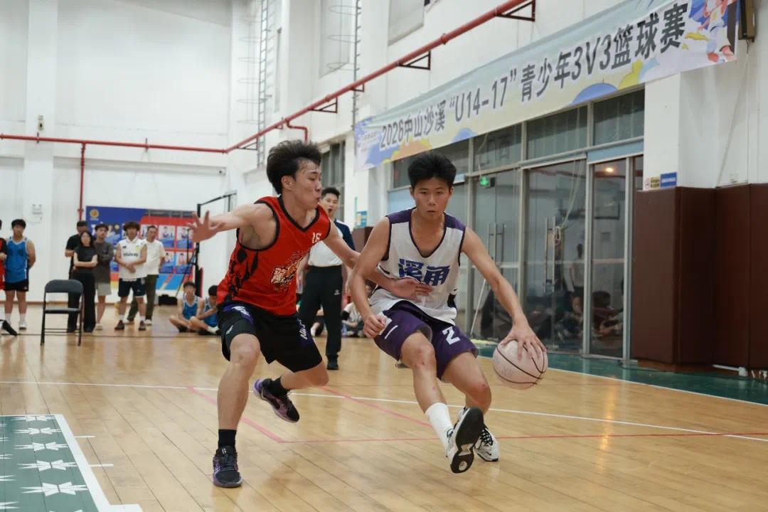 中山沙溪举办U14-17青少年3V3篮球赛 发现储备后备人才