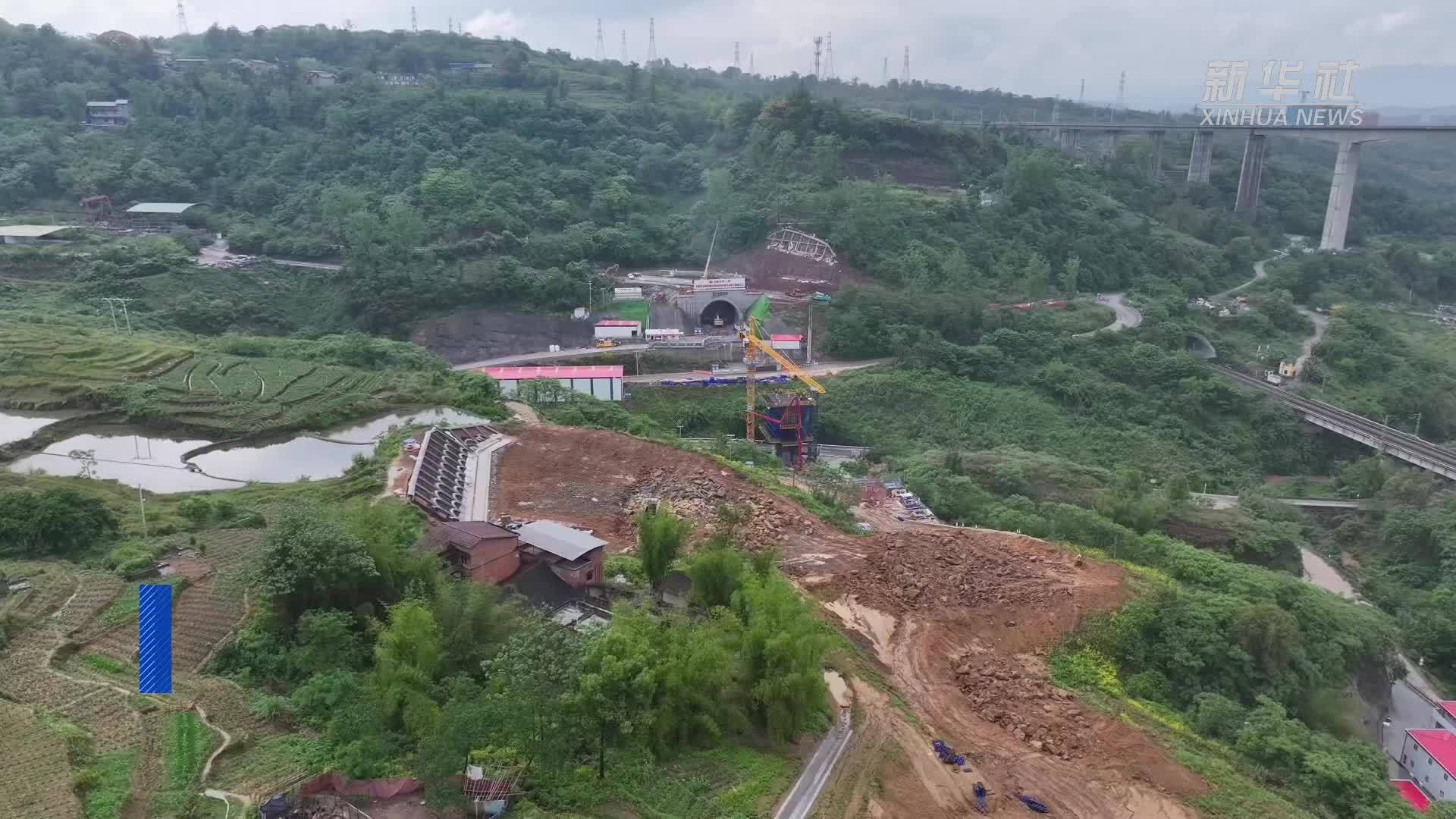 宜涪高铁重庆段站前工程8标段进入主体攻坚阶段