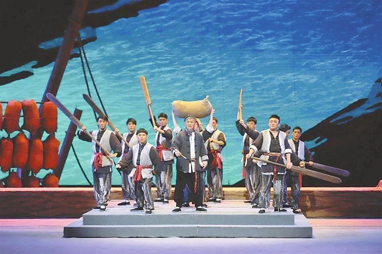 陇剧《大河东流》剧照　甘肃省陇剧院供图