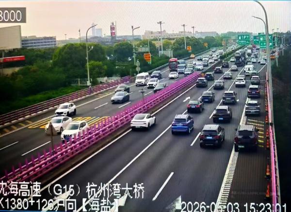 出城还没完 返程又来了！宁波这些地方易拥堵