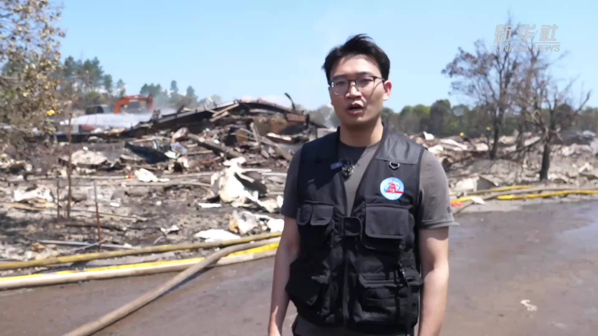记者直击湖南浏阳烟花厂爆炸事故现场